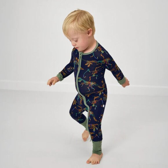 Little Sleepies Fossil Quest Convertible Romper - Picture 4 of 4